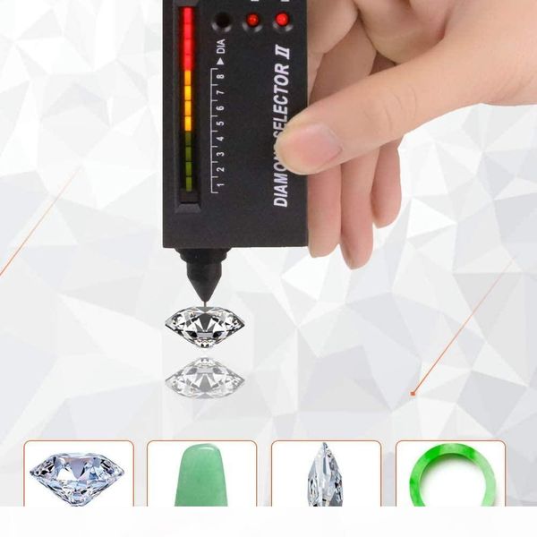 

s professional высокая точность алмазный тестер gemstone gem selector ii ювелирных изделий watcher инструмент алмазный led индикатор испытан