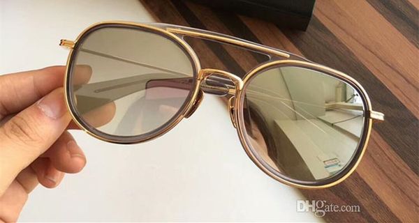 

2020 new retro-vintage sunglasses metal round double-bridge mirror uv400 fashional sunglasses full-set case outlet superior quality