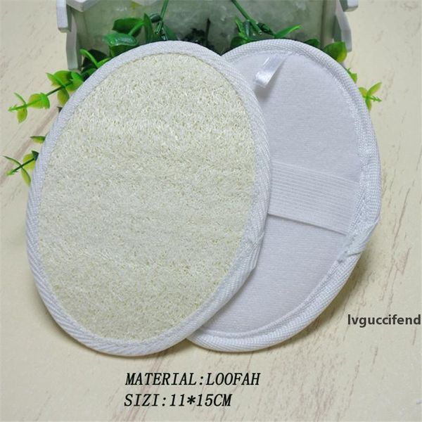 

practical natural loofah bath shower body washing sponge body scrubber exfoliator pad body skin bathing massage st083