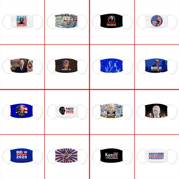 

various patterns trump 2020 campaign ice silk fashion face masks 3d digital printing dust mask children mask dropshipping c2501