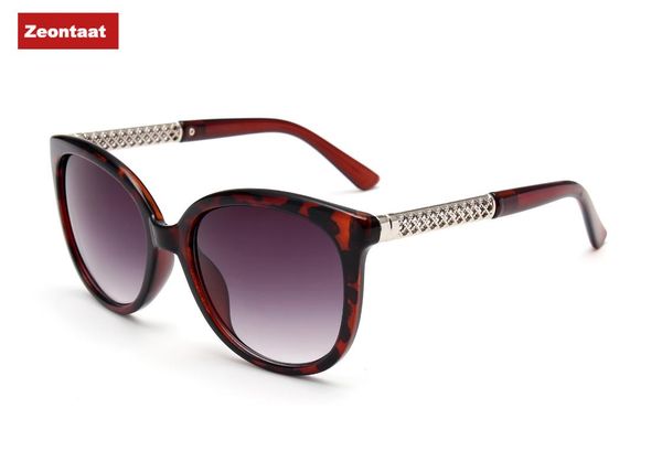 

new fashion cat eye polarizer sunglasses ladies white frame gradient sunglasses driving uv400 fashion glasses, White;black