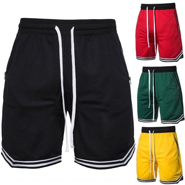 

new men's shorts fashion casual loose all-match men's beach shorts beach pants youth solid color pants dk176