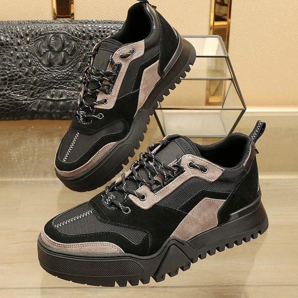 

hiking sneaker mens shoes fast delivery drop ship vintage lightweight shoes luxury lace -up plus size casual mens shoes zapatillas hombre, Black