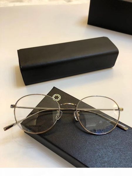 

new eyeglasses frame women men brand eyeglass frames brand eyeglasses frame clear lens glasses frame oculos 666 with case, Silver