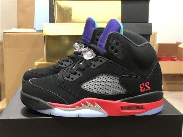 

5 3 men basketball shoes 30th anniversary purple black grape ice new emerald cz1786 -001 sport shoes size 40 -47 0q0