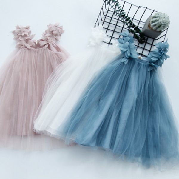 

2020 girls' new yarn skirt princess skirt puffy yarn girls dress princess dress girls clothes girl dress summer girls t shirt t200716, Red;yellow