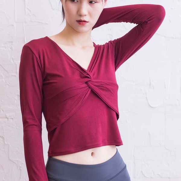 

1ifch summer women's dance yoga clothing quick-drying slim-fit running yoga suit sportswear sweatshirt sweatshirtlong-sleeved fitness s, Black