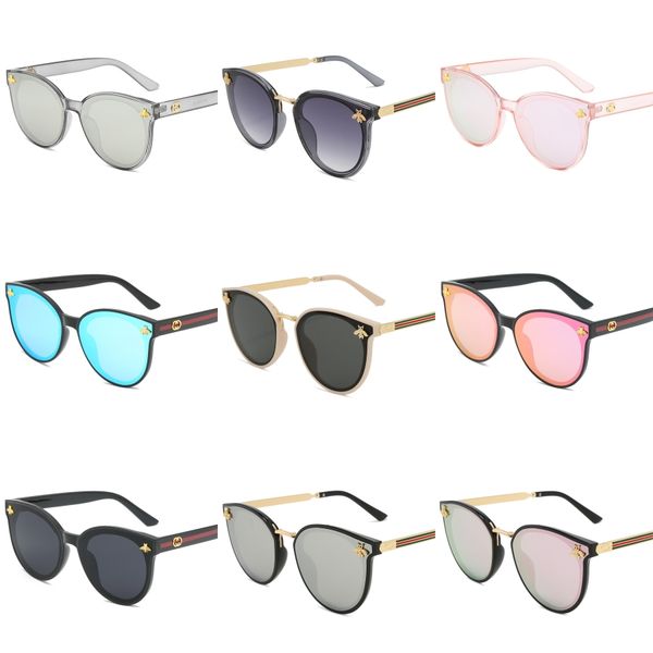 

5pcs new arrial black metal frame plastic polarizing 62mm sunglasses women men retro vintage sports sun glasses with#341, White;black