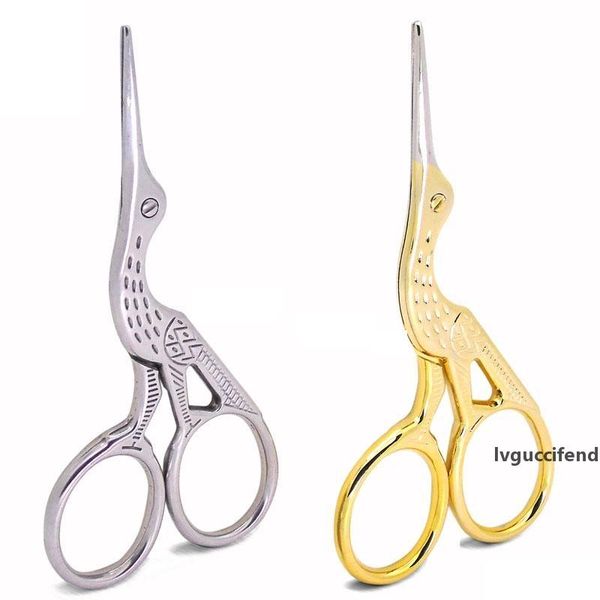

stainless steel embroidery sewing tools crane shape stork measures retro craft shears cross stitch scissors dhl ing