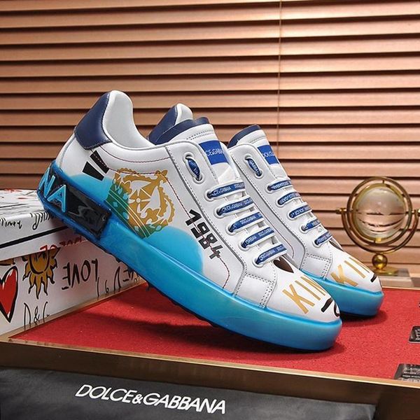 

luxury men shoes trainers flats with original box outdoor trendy flat sneakers leather big size men shoes casual design sale