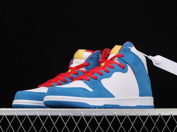 

special edition high designer skateboard shoes blue white red fashion chaussures trainers good quality ship with box