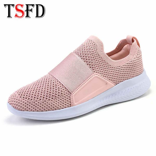 

large sizes women's sport shoes air sneakers woman running shoes slip-on woman sports shoe thick bottom female flats trainers a5