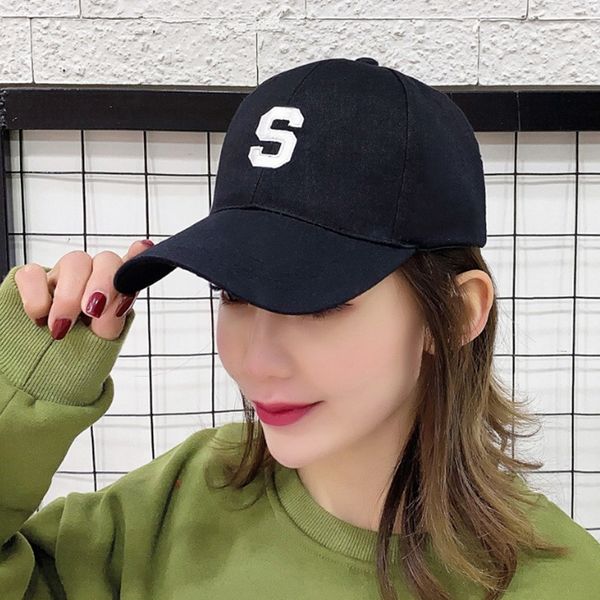 

men's and women's new fashion korean baseball autumn sunscreen hat all-match sunscreen baseball cap cap casual letter duck tongue, Blue;gray