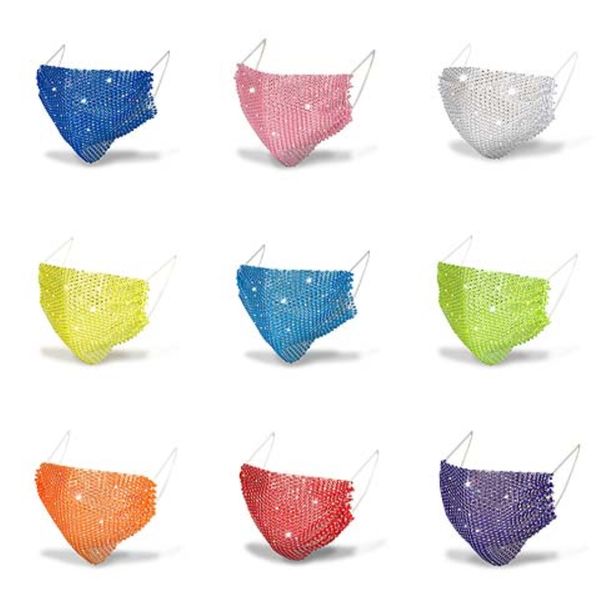 

bling rhinestone маски партии взрослых женщины fun костюмированный нижняя половина лицо модный медведь рот муфельная маска многоразовая пыль