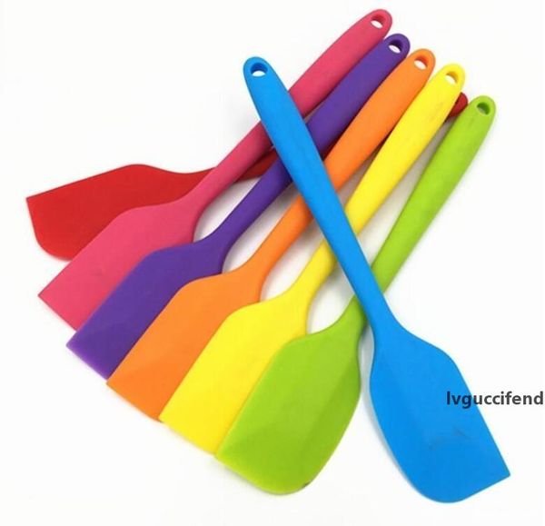 

silicone spatula batter 21cm scraper non-stick rubber cake spatula for cooking baking heat resistant dishwasher safe cake tools