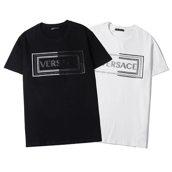

fashion luxury designer men t shirts for mens tshirt with letters summer short sleeve mens tee shirts medusa t shirt clothing k6, Gray