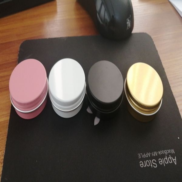 

15ml 15g metal storage box aluminium tins jars lip balm containers empty jars screw tin cans white gold black pink rose gold silver