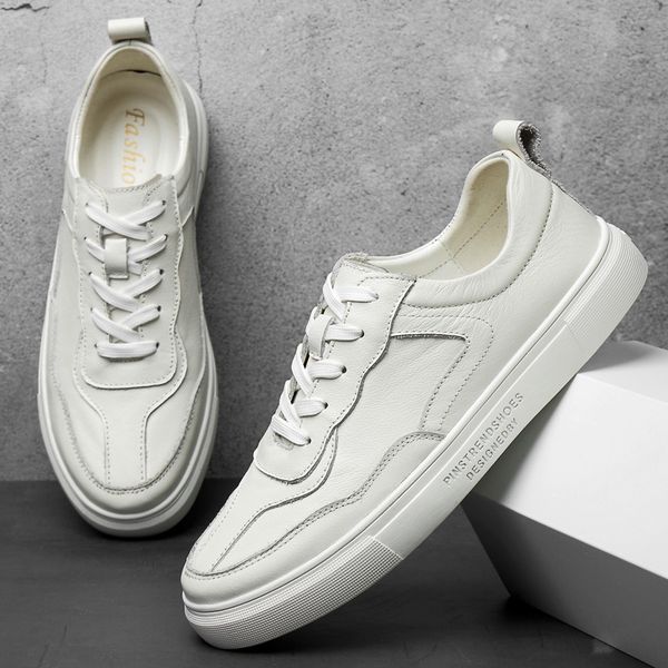 

кожа cuero новой мужчина для sapato моды плоской обуви причинной sapatos мужского zapatos hombre mens мужчина мужчины casuales случайный чер, Black