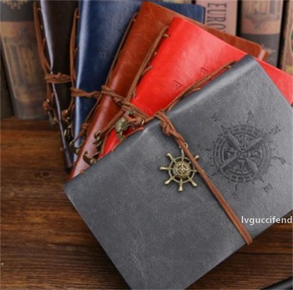 

compass bandageds retros notepad loose leafs small notebooks kraft paper rich color notebook school supplies 5 6lq e2, Purple;pink