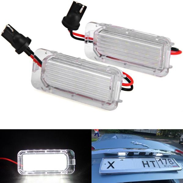 

2pcs no error led number license plate light oem replacement assembly lamp for xf x250 xj x351