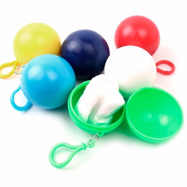 

o89n1 pe ball portable poncho internet celebrity same pe disposable cloak ball disposable portable cloak raincoat poncho internet celebrity, Black