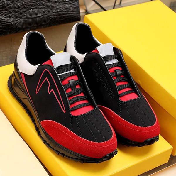 

fashion classic scuba low - sneakers men 's shoes comfortable autumn and winter breathable lace -up design casual men shoes drop s, Black