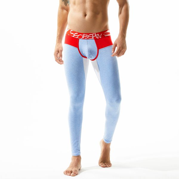 

мужские лосины плотно осенние хлопок мужские теплые теплые брюки seobean осенние брюки, Black;white