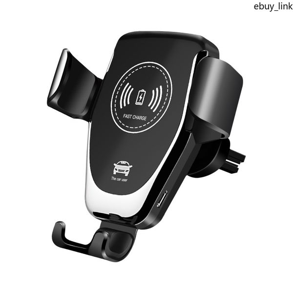

new q12 gravity car wireless charger 10w fast charge for air vent clip mount mobile phone holder for iphone 11 pro samsung s10