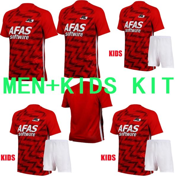 

men&kids 20-21 az alkmaar home soccer jersey 2021 de wit stengs boadu football shirt az alkmaar camiseta de fútbol maillot de foot camisa, Black;yellow