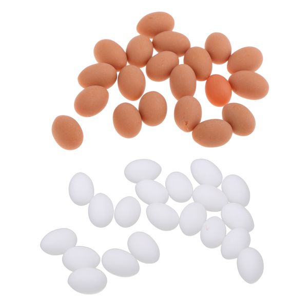 

1:12 dollhouse miniature chicken egg 40pcs kitchen daining room decoration