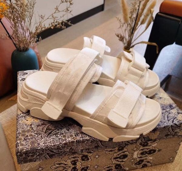 

woman sandals slippers shoes slippers sandals slippers casual shoes trainers flat shoes slide eu:35-40 with box 04da1901, Black