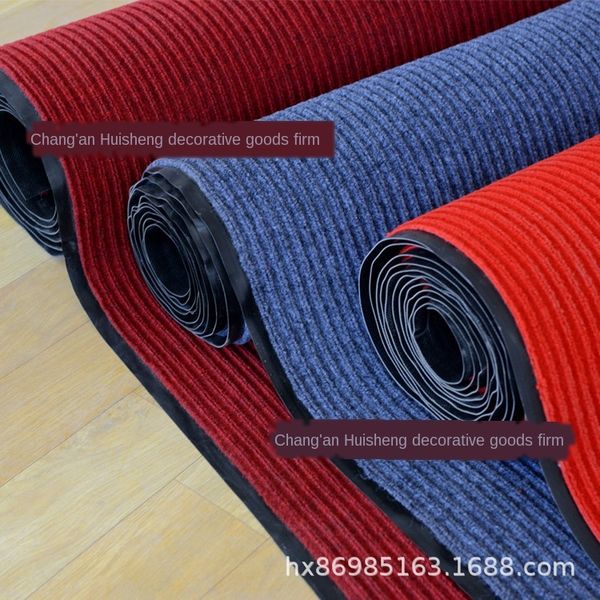 

pvc composite bottom double stripe floor foot l non-slip coiled erial non-slip mat carpet mat corridor full carpet