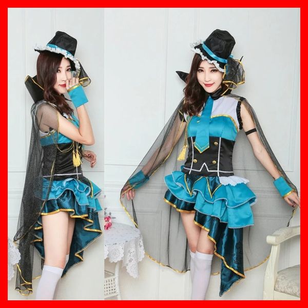 

wksnd lovelive luase huili cos professional awakening robbers and monsters cosplay lovelive luase huili cos clothing professional awakening, Black;red