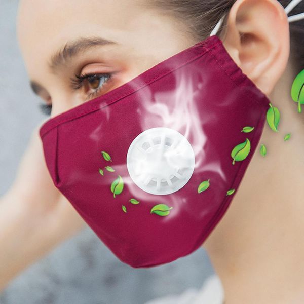 

anti dust face mask with valve washable reusable pm2.5 breathing filters protective mouth cotton masks respirator anti with 2 filter nescl