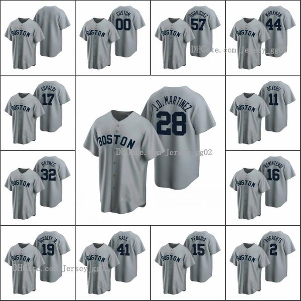 

boston red sox men #8 carl yastrzemski 15 dustin pedroia 32 matt barnes women youth custom cooperstown collection road jersey, Black