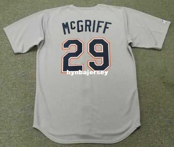 

custom fred mcgriff san diego stitched 1992 majestic vintage away baseball jersey retro mens jerseys running, Gray