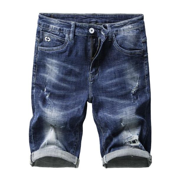 

fashion new mens designer jeans short mens luxury designer shorts summer pants male casual popular shorts jeans short, Blue