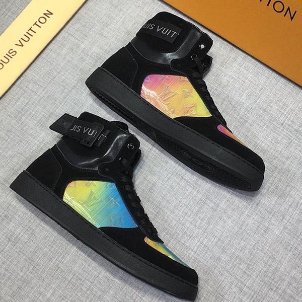 

luxury rivoli sneaker boot men 's shoes drop ship lace -up lightweight outdoor walking high shoes with origin box chaussures pour