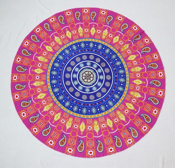 

пляж 6ocv2 круглых печататься платьем солнцезащитной шали летом йога коврик круглого пляжного полотенце печатного платья солнцезащитного кре