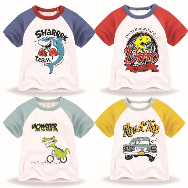 

dtjld 2019 korean children's children's short-sleeved cotton t-shirt cartoon women's boy's girls underpants t- underpant, Blue