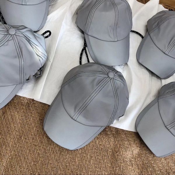 

060110 luminous fashion baseball cap luminous baseball cap all-match fashion sun hat adjustable size, Blue;gray