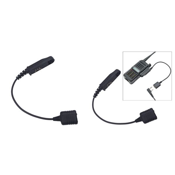 

адаптер 2x k разъем аудио кабель для baofeng bf-9700 uv-xr uv-5s gt-3wp radio