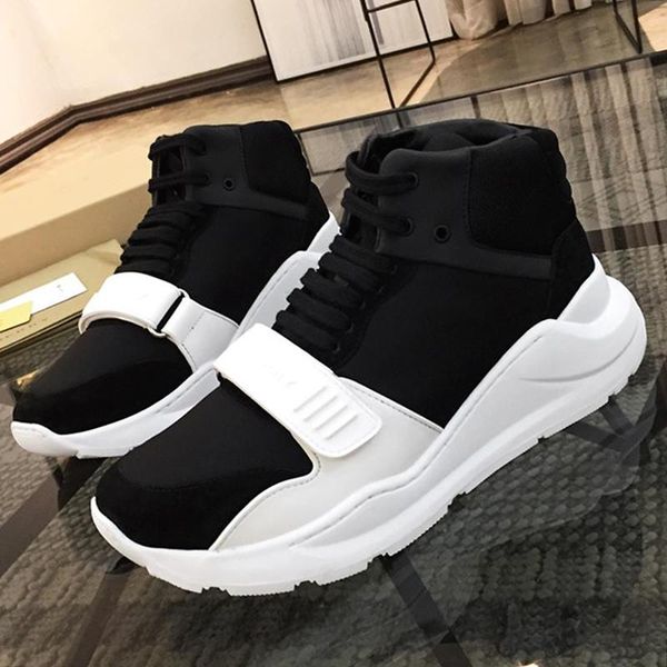 

drop ship mens boots herren luxus marken schuhe vintage check cotton sneakers outdoor walking comfortable plus size lace -up casual men shoe, Black