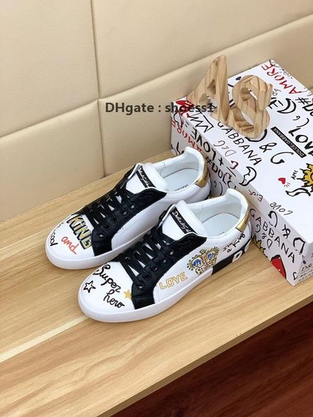

2021-2020z fashion high -end leather alphabet low -outdoor flat sneakers ,high -quality casual wild fashion men 's shoes ,size :38, Black