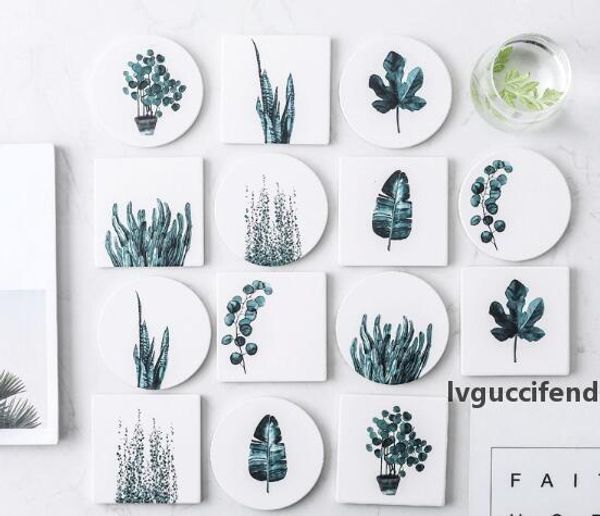 

creative nordic ins absorbent ceramic cup pad with cork coffee cup pad