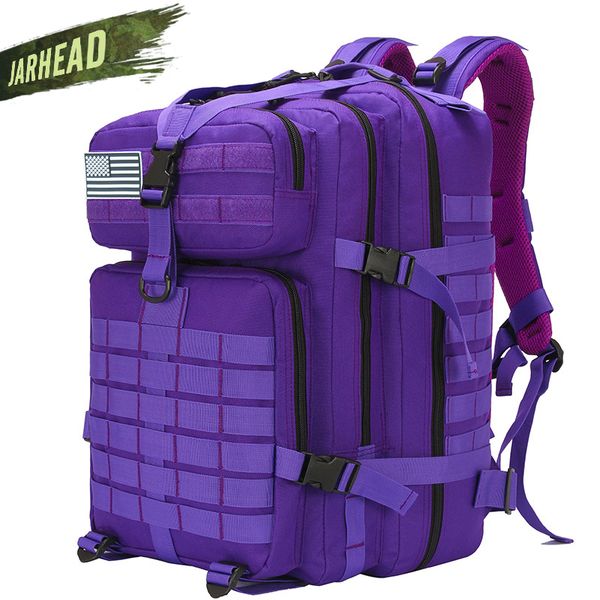 

50l 3p tactical backpack army outdoor bag rucksack men camping tactical backpack hiking sports molle pack climbing bags