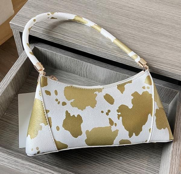 

New Designer Handbag Fashion Cow Shoulder Bag Trend All-match Temperament Portable Female Bags Foreign Style Underarm Bag