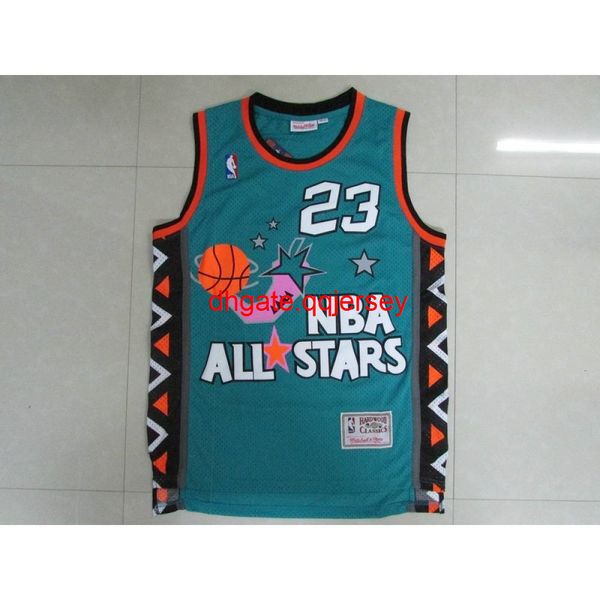 

summer coat breathable michael #23 basketball jersey green, Gray