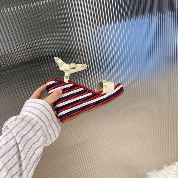 

fashion designer women shoes women dress shoes women designer sandals ladies sandal wedge high heels shoes come with box, Black
