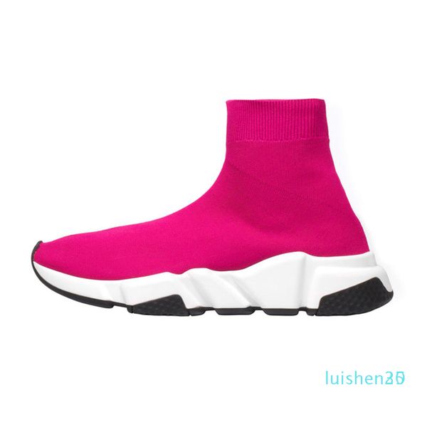 

new designer speed trainer fashion men women socks black white blue red pink flat men trainers sneakers runner casual shoes l25